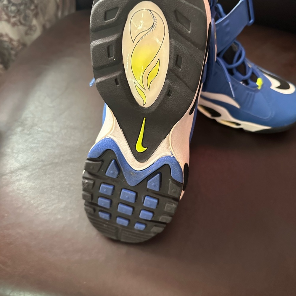 Nike Blue and Black Athletic High-Top Sneakers - Picture 4 of 4